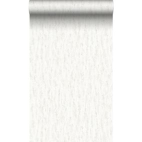 Origin Wallcoverings papier peint imitation pierre blanc cassé - 53 cm x 10,05 m - 347584