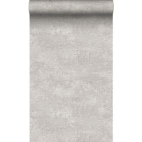Origin Wallcoverings papier peint imitation pierre gris clair - 53 cm x 10,05 m - 347565