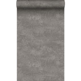 Origin Wallcoverings papier peint imitation pierre taupe - 53 cm x 10,05 m - 347566