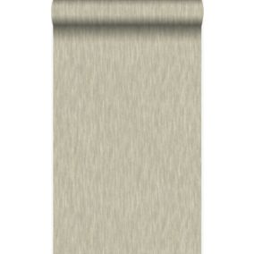 Origin Wallcoverings papier peint lin bronze brillant - 53 cm x 10,05 m - 347362