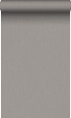 Origin Wallcoverings papier peint lin taupe - 53 cm x 10,05 m - 347001