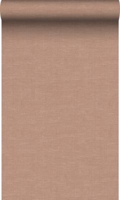 Origin Wallcoverings papier peint lin terracotta 53 cm x 10.05 m