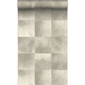 Origin Wallcoverings papier peint motif en peau d'animal beige - 53 cm x 10,05 m - 347323