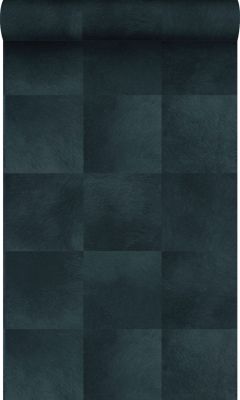Origin Wallcoverings papier peint motif en peau d'animal encre bleu - 0,53 x 10,05 m - 347800