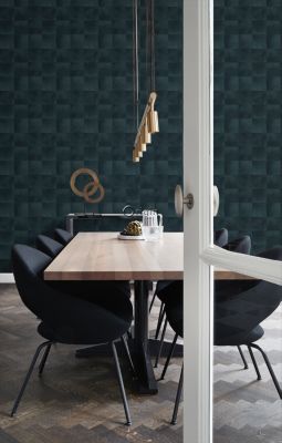 Origin Wallcoverings papier peint motif en peau d'animal encre bleu - 0,53 x 10,05 m - 347800