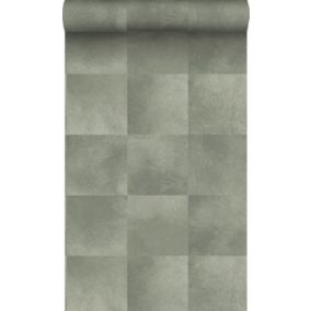 Origin Wallcoverings papier peint motif en peau d'animal gris pâle - 0,53 x 10,05 m - 347797