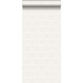 Origin Wallcoverings papier peint ornement blanc - 53 cm x 10,05 m - 346201