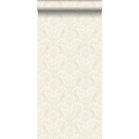 Origin Wallcoverings papier peint ornement blanc cassé - 53 cm x 10,05 m - 346215