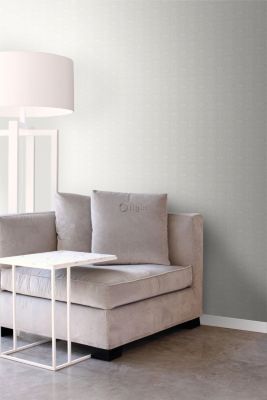 Origin Wallcoverings papier peint ornement blanc et gris clair - 53 cm x 10,05 m - 346536