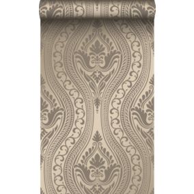 Origin Wallcoverings papier peint ornement bronze brillant - 53 cm x 10,05 m - 346630