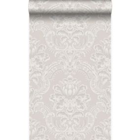 Origin Wallcoverings papier peint ornement gris - 53 cm x 10,05 m - 346524