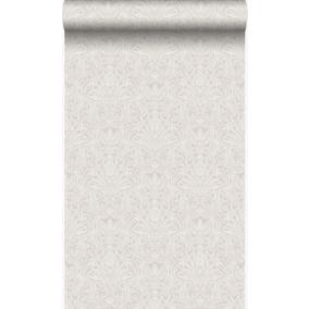 Origin Wallcoverings papier peint ornement gris clair - 53 cm x 10,05 m - 346530