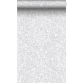 Origin Wallcoverings papier peint ornement gris clair - 53 cm x 10,05 m - 347305