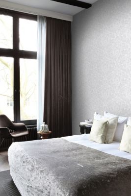 Origin Wallcoverings papier peint ornement gris clair - 53 cm x 10,05 m - 347305