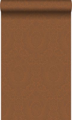 Origin Wallcoverings papier peint ornement jaune safran - 53 cm x 10,05 m - 345430