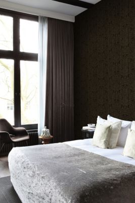 Origin Wallcoverings papier peint ornement noir - 53 cm x 10,05 m - 345417