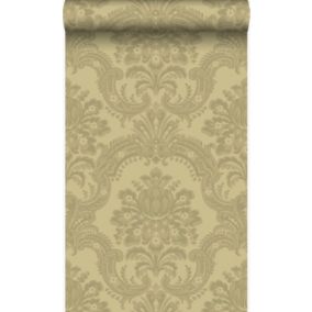 Origin Wallcoverings papier peint ornement or brillant clair - 53 cm x 10,05 m - 346526