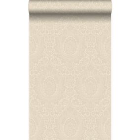 Origin Wallcoverings papier peint ornement sable beige - 53 cm x 10,05 m - 345426