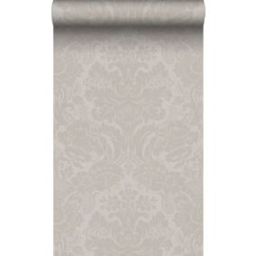 Origin Wallcoverings papier peint ornement taupe clair - 53 cm x 10,05 m - 347037