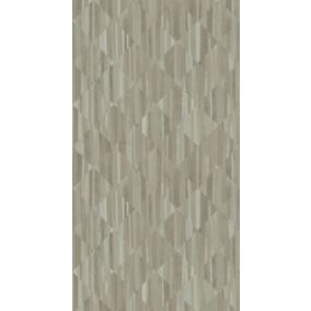 Origin Wallcoverings papier peint panoramique imitation bois en 3D taupe - 1,5 x 2,79 m - 357297