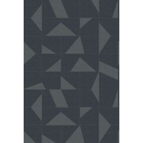 Origin Wallcoverings papier peint panoramique motif graphique gris foncé - 200 x 300 cm - 357232