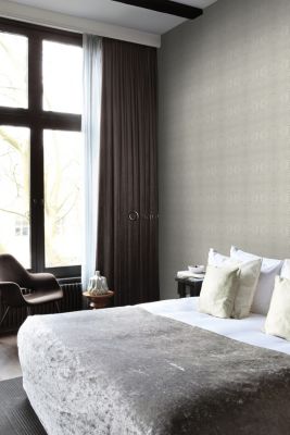 Origin Wallcoverings papier peint peau d'animal taupe - 53 cm x 10,05 m - 347310