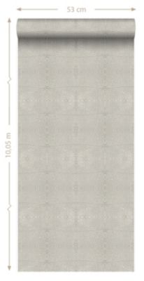 Origin Wallcoverings papier peint peau d'animal taupe 53 cm x 10.05 m