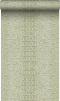 Origin Wallcoverings papier peint peau de crocodile beige - 0,53 x 10,05 m - 347771