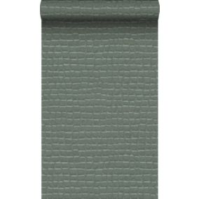 Origin Wallcoverings papier peint peau de crocodile bleu grisâtre - 0,53 x 10,05 m - 347778