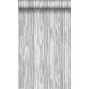 Origin Wallcoverings papier peint rayé gris clair - 53 cm x 10,05 m - 347235