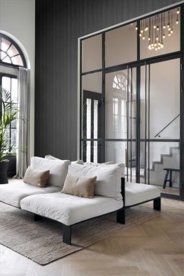 Origin Wallcoverings papier peint rayé noir - 53 cm x 10,05 m - 347240