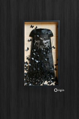 Origin Wallcoverings papier peint rayé noir - 53 cm x 10,05 m - 347240