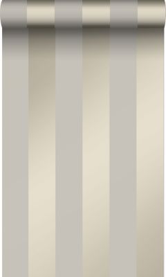 Origin Wallcoverings papier peint à rayures taupe 53 cm x 10.05 m