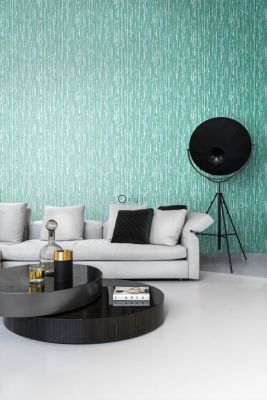 Origin Wallcoverings papier peint à rayures vert - 53 cm x 10,05 m - 347222