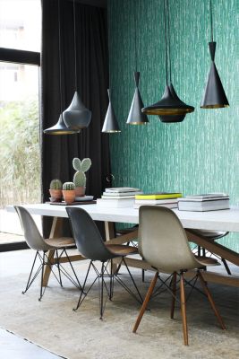 Origin Wallcoverings papier peint à rayures vert - 53 cm x 10,05 m - 347222