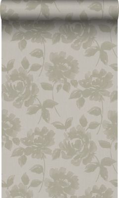 Origin Wallcoverings papier peint roses marron clair - 53 cm x 10,05 m - 347027