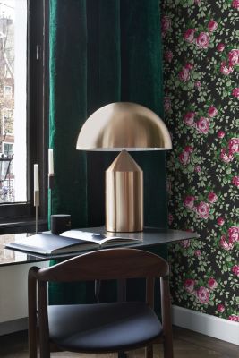 Origin Wallcoverings papier peint roses noir et rose - 53 cm x 10,05 m - 326140