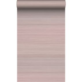 Origin Wallcoverings papier peint structure tissée avec des couleurs dégradées vieux rose - 0,53 x 10,05 m - 347751