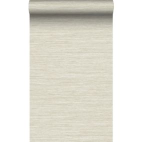 Origin Wallcoverings papier peint structure tissée beige clair - 0,53 x 10,05 m - 347651