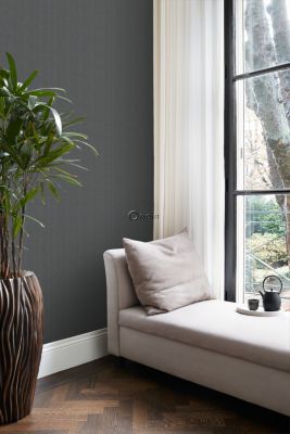 Origin Wallcoverings papier peint tissage à chevrons bleu grisâtre - 0,53 x 10,05 m - 347661