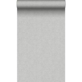 Origin Wallcoverings papier peint tissage à chevrons gris clair - 0,53 x 10,05 m - 347664