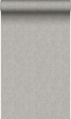 Origin Wallcoverings papier peint tissage à chevrons taupe clair - 0,53 x 10,05 m - 347666