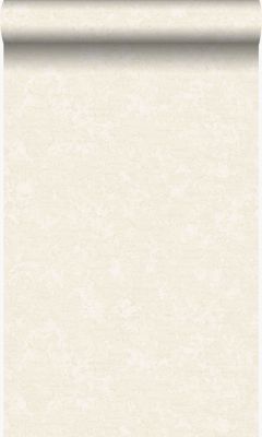 Origin Wallcoverings papier peint uni beige crème - 53 cm x 10,05 m - 346202