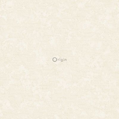 Origin Wallcoverings papier peint uni beige crème - 53 cm x 10,05 m - 346202
