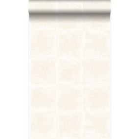 Origin Wallcoverings papier peint uni blanc - 53 cm x 10,05 m - 326308