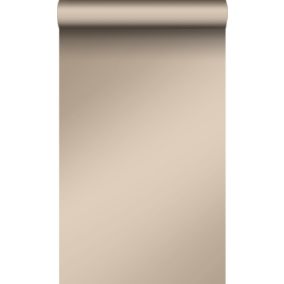 Origin Wallcoverings papier peint uni bronze brillant - 53 cm x 10,05 m - 345707