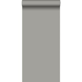 Origin Wallcoverings papier peint uni gris - 53 cm x 10,05 m - 326106