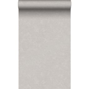 Origin Wallcoverings papier peint uni gris - 53 cm x 10,05 m - 346204