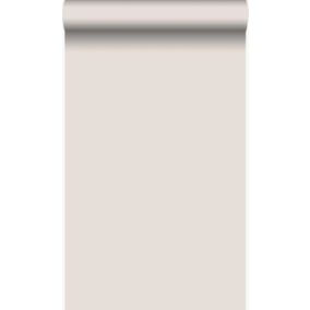 Origin Wallcoverings papier peint uni gris argileux - 53 cm x 10,05 m - 345702