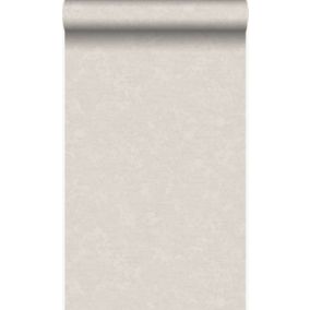 Origin Wallcoverings papier peint uni gris chaud - 53 cm x 10,05 m - 345942